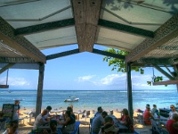 Beach restaurant HDR